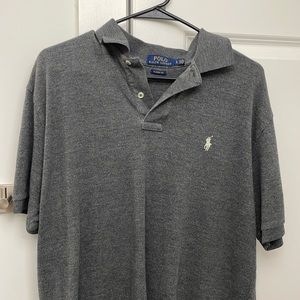 Men’s Ralph Lauren Short Sleeve Polo Classic Fit Large Dark Gray